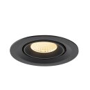 SLV 1009562 NUMINOS® GIMBLE M Deckeneinbauleuchte 3000 K 40° Schwarz
