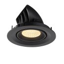 SLV 1009565 NUMINOS® GIMBLE M Deckeneinbauleuchte 3000 K 55° Schwarz