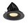 SLV 1009565 NUMINOS® GIMBLE M Deckeneinbauleuchte 3000 K 55° Schwarz