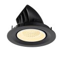 SLV 1009566 NUMINOS® GIMBLE M Deckeneinbauleuchte 3000 K 55° Schwarz / Weiß