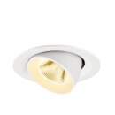 SLV 1009569 NUMINOS® GIMBLE M Deckeneinbauleuchte 3000 K 20° Weiß