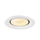 SLV 1009572 NUMINOS® GIMBLE M Deckeneinbauleuchte 3000 K 40° Weiß