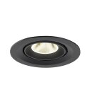 SLV 1009577 NUMINOS® GIMBLE M Deckeneinbauleuchte 4000 K 20° Schwarz