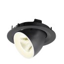 SLV 1009578 NUMINOS® GIMBLE M Deckeneinbauleuchte 4000 K 20° Schwarz / Weiß