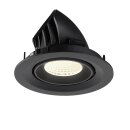 SLV 1009580 NUMINOS® GIMBLE M Deckeneinbauleuchte 4000 K 40° Schwarz