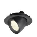SLV 1009580 NUMINOS® GIMBLE M Deckeneinbauleuchte 4000 K 40° Schwarz