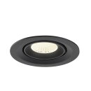 SLV 1009580 NUMINOS® GIMBLE M Deckeneinbauleuchte 4000 K 40° Schwarz
