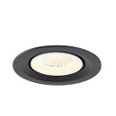 SLV 1009581 NUMINOS® GIMBLE M Deckeneinbauleuchte 4000 K 40° Schwarz / Weiß