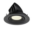 SLV 1009583 NUMINOS® GIMBLE M Deckeneinbauleuchte 4000 K 55° Schwarz