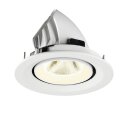 SLV 1009587 NUMINOS® GIMBLE M Deckeneinbauleuchte 4000 K 20° Weiß
