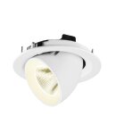 SLV 1009587 NUMINOS® GIMBLE M Deckeneinbauleuchte 4000 K 20° Weiß