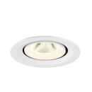 SLV 1009587 NUMINOS® GIMBLE M Deckeneinbauleuchte 4000 K 20° Weiß