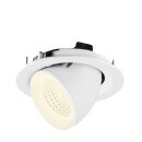 SLV 1009593 NUMINOS® GIMBLE M Deckeneinbauleuchte 4000 K 55° Weiß