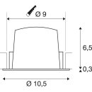 SLV 1009608 NUMINOS® M Deckeneinbauleuchte 2700 K 40° IP20 rund Weiß