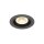 SLV 1009613 NUMINOS® M Deckeneinbauleuchte 3000 K 20° IP20 rund Schwarz