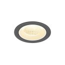 SLV 1009620 NUMINOS® M Deckeneinbauleuchte 3000 K 55° IP20 rund Schwarz / Weiß