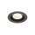 SLV 1009637 NUMINOS® M Deckeneinbauleuchte 4000 K 55° IP20 rund Schwarz