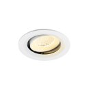 SLV 1009680 NUMINOS® MOVE M Deckeneinbauleuchte 3000 K 40° IP20 rund Weiß