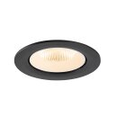 SLV 1009707 NUMINOS® GIMBLE L Deckeneinbauleuchte 2700 K 40° IP20 rund Schwarz / Weiß