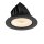 SLV 1009710 NUMINOS® GIMBLE L Deckeneinbauleuchte 2700 K 55° IP20 rund Schwarz / Weiß