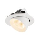SLV 1009713 NUMINOS® GIMBLE L Deckeneinbauleuchte 2700 K 20° IP20 rund Weiß
