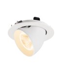 SLV 1009713 NUMINOS® GIMBLE L Deckeneinbauleuchte 2700 K 20° IP20 rund Weiß