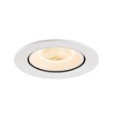 SLV 1009713 NUMINOS® GIMBLE L Deckeneinbauleuchte 2700 K 20° IP20 rund Weiß