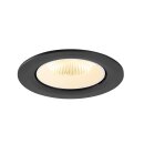 SLV 1009725 NUMINOS® GIMBLE L Deckeneinbauleuchte 3000 K 40° IP20 rund Schwarz / Weiß
