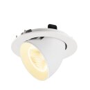 SLV 1009731 NUMINOS® GIMBLE L Deckeneinbauleuchte 3000 K 20° IP20 rund Weiß