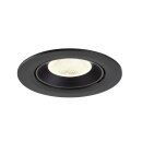SLV 1009739 NUMINOS® GIMBLE L Deckeneinbauleuchte 4000 K 20° IP20 rund Schwarz