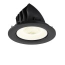 SLV 1009740 NUMINOS® GIMBLE L Deckeneinbauleuchte 4000 K 20° IP20 rund Schwarz / Weiß