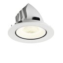 SLV 1009749 NUMINOS® GIMBLE L Deckeneinbauleuchte 4000 K 20° IP20 rund Weiß