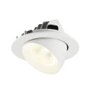 SLV 1009749 NUMINOS® GIMBLE L Deckeneinbauleuchte 4000 K 20° IP20 rund Weiß