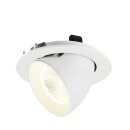 SLV 1009752 NUMINOS® GIMBLE L Deckeneinbauleuchte 4000 K 40° IP20 rund Weiß