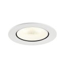 SLV 1009752 NUMINOS® GIMBLE L Deckeneinbauleuchte 4000 K 40° IP20 rund Weiß