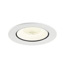 SLV 1009755 NUMINOS® GIMBLE L Deckeneinbauleuchte 4000 K 55° IP20 rund Weiß