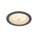 SLV 1009760 NUMINOS® L Deckeneinbauleuchte 2700 K 40° IP20 rund Schwarz / Weiß
