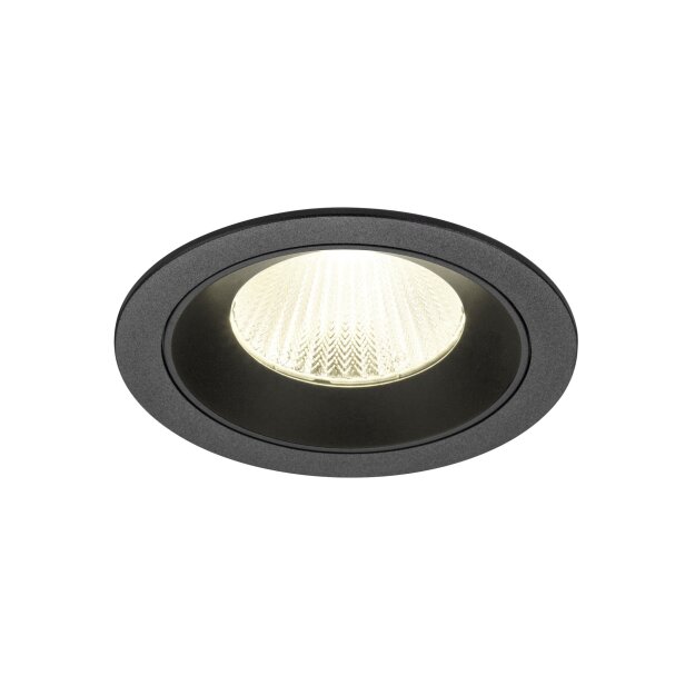 SLV 1009795 NUMINOS® L Deckeneinbauleuchte 4000 K 40° IP20 rund Schwarz