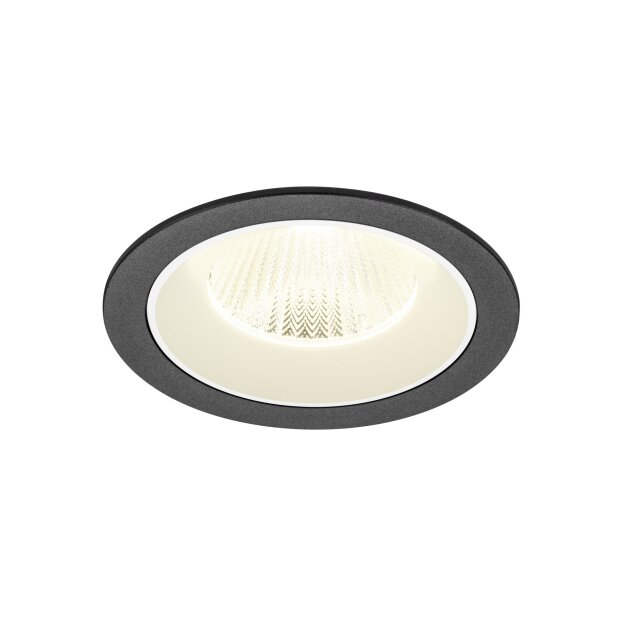 SLV 1009796 NUMINOS® L Deckeneinbauleuchte 4000 K 40° IP20 rund Schwarz / Weiß