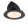 SLV 1009868 NUMINOS® GIMBLE XL Deckeneinbauleuchte 2700 K 40° Schwarz / Weiß