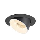 SLV 1009871 NUMINOS® GIMBLE XL Deckeneinbauleuchte 2700 K 55° Schwarz / Weiß