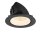 SLV 1009871 NUMINOS® GIMBLE XL Deckeneinbauleuchte 2700 K 55° Schwarz / Weiß
