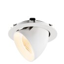 SLV 1009877 NUMINOS® GIMBLE XL Deckeneinbauleuchte 2700 K 40° Weiß