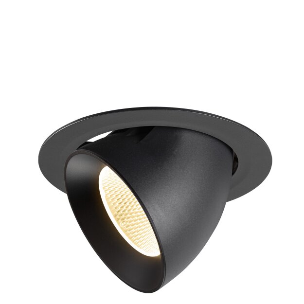 SLV 1009882 NUMINOS® GIMBLE XL Deckeneinbauleuchte 3000 K 20° Schwarz