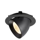 SLV 1009882 NUMINOS® GIMBLE XL Deckeneinbauleuchte 3000 K 20° Schwarz