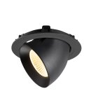 SLV 1009885 NUMINOS® GIMBLE XL Deckeneinbauleuchte 3000 K 40° Schwarz