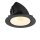 SLV 1009886 NUMINOS® GIMBLE XL Deckeneinbauleuchte 3000 K 40° Schwarz / Weiß