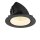SLV 1009889 NUMINOS® GIMBLE XL Deckeneinbauleuchte 3000 K 55° Schwarz / Weiß
