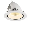 SLV 1009892 NUMINOS® GIMBLE XL Deckeneinbauleuchte 3000 K 20° Weiß