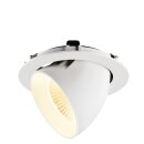 SLV 1009892 NUMINOS® GIMBLE XL Deckeneinbauleuchte 3000 K 20° Weiß
